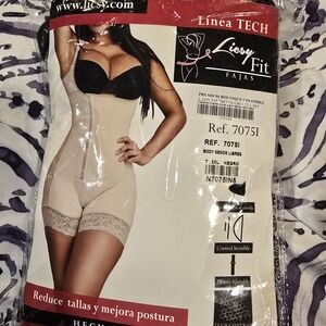 Women's Beige and Black Shapewear
